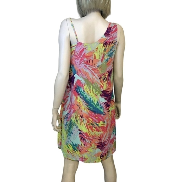 𝅺BCBG MaxAzria Alyssa Dress Draped One Shoulder Shift - Picture 7 of 13